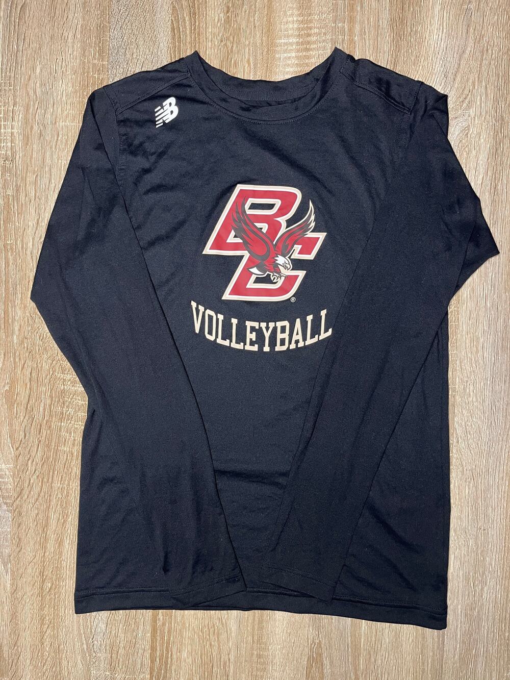 Boston College New Balance Womens Long Sleeve Tech Tee BC Volleyball Small